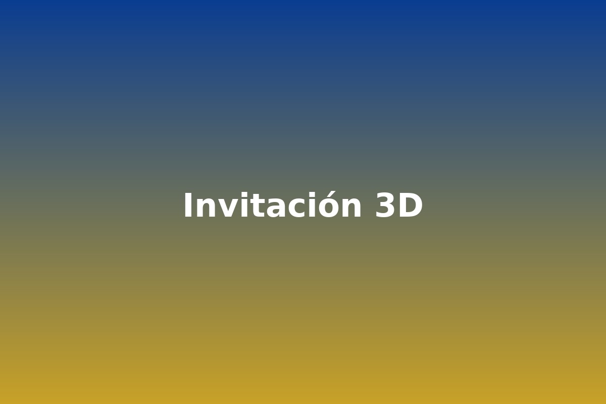 Invitación 3D